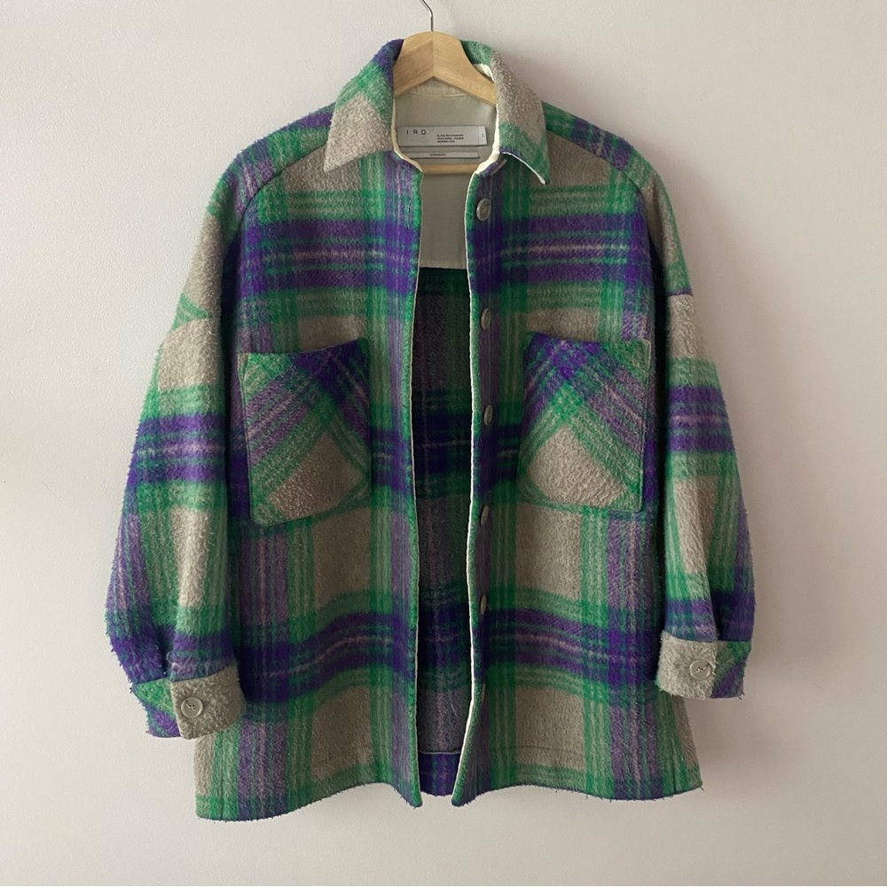 IRO Plaid Jacket, size 34